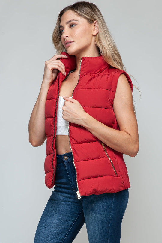 Kizzy Outdoor Turtleneck Vest Jacket