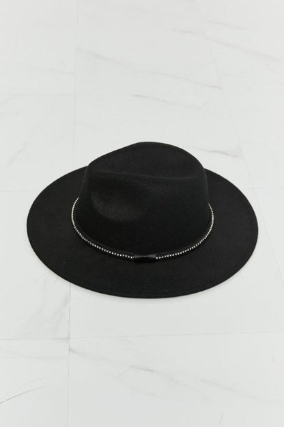 Classic Round Rim Fedora Hat