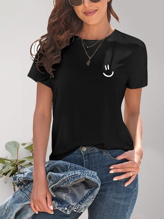 Casual Short Sleeve Graphic T-Shirt