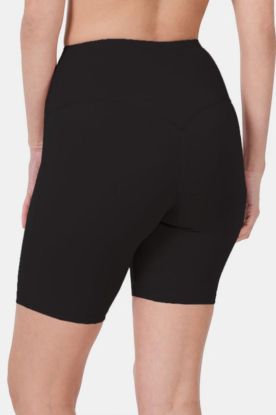 High Waist Stretch Active Shorts