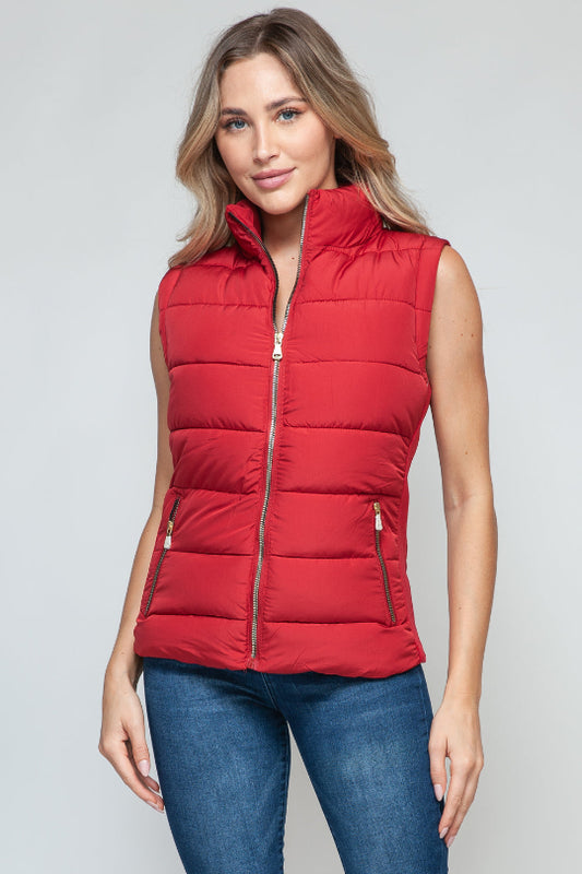 Kizzy Outdoor Turtleneck Vest Jacket