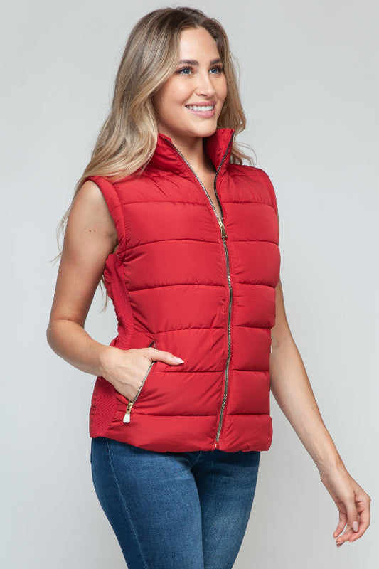Kizzy Outdoor Turtleneck Vest Jacket