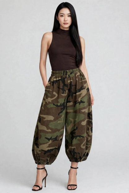 Wildwood Muse Camouflage Balloon Pants