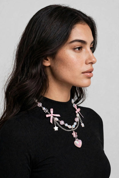 Starlight Sweetheart Pendant Necklace