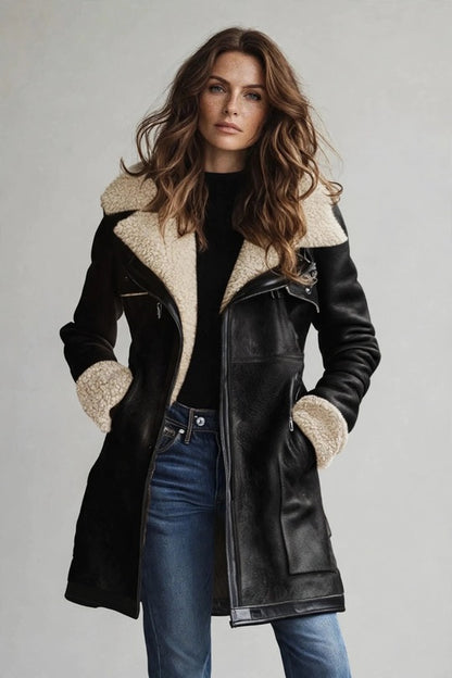 Timberline Sherpa Faux Leather Jacket