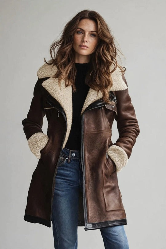 Timberline Sherpa Faux Leather Jacket