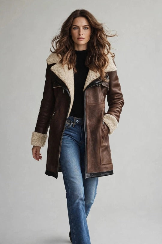 Timberline Sherpa Faux Leather Jacket