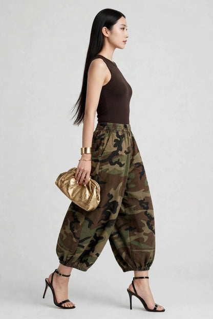 Wildwood Muse Camouflage Balloon Pants