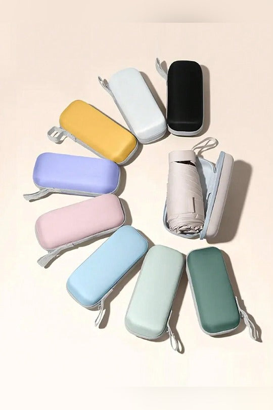 SunPocket Mini Travel Umbrella with Case