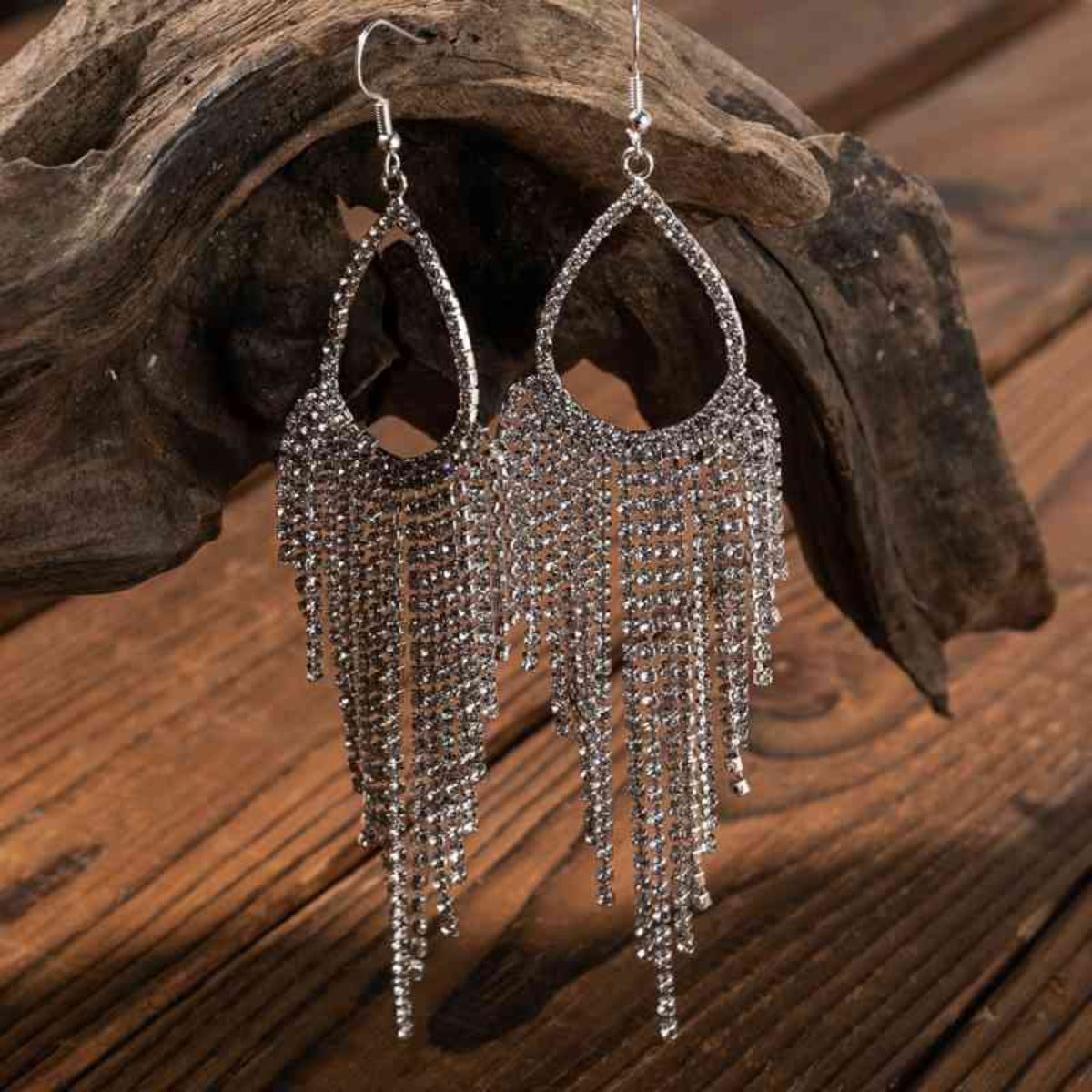 Dazzling Rhinestone Dangle Earrings