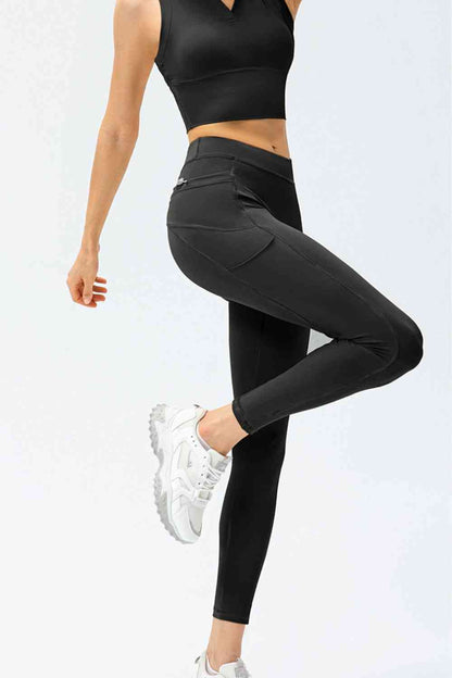 High Waist Slim Fit Sports Pants