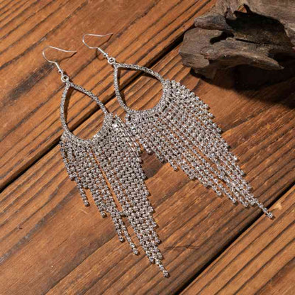 Dazzling Rhinestone Dangle Earrings