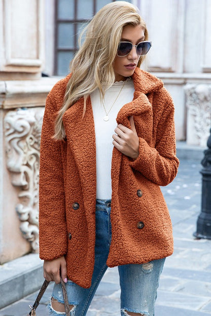 Get Ready Sherpa Lapel Coat