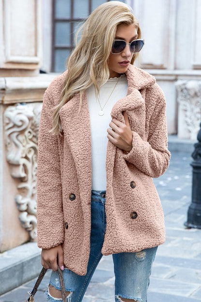 Get Ready Sherpa Lapel Coat