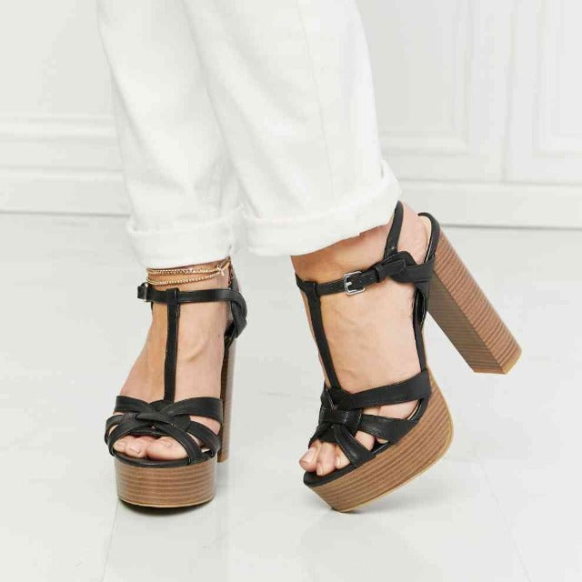 Legend Classy Strappy Heeled Sandals